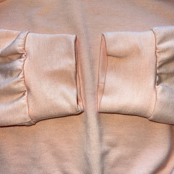 Thrive Société Peach Long-Sleeve Sweatshirt w/ Drawstring Hem Womens Size XL - Picture 7 of 7